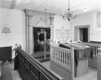 Interior of the Gorredijk synagogue
